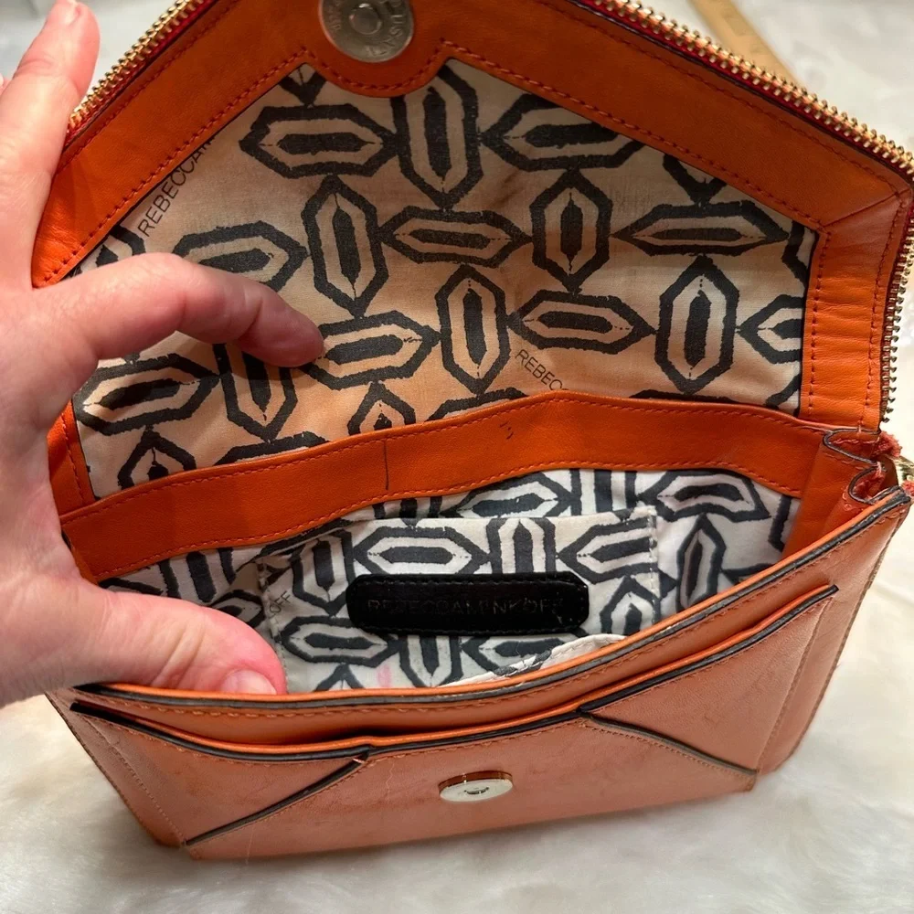 Rebecca Minkoff, Marlow, orange Crossbody bag - Picture 11 of 12